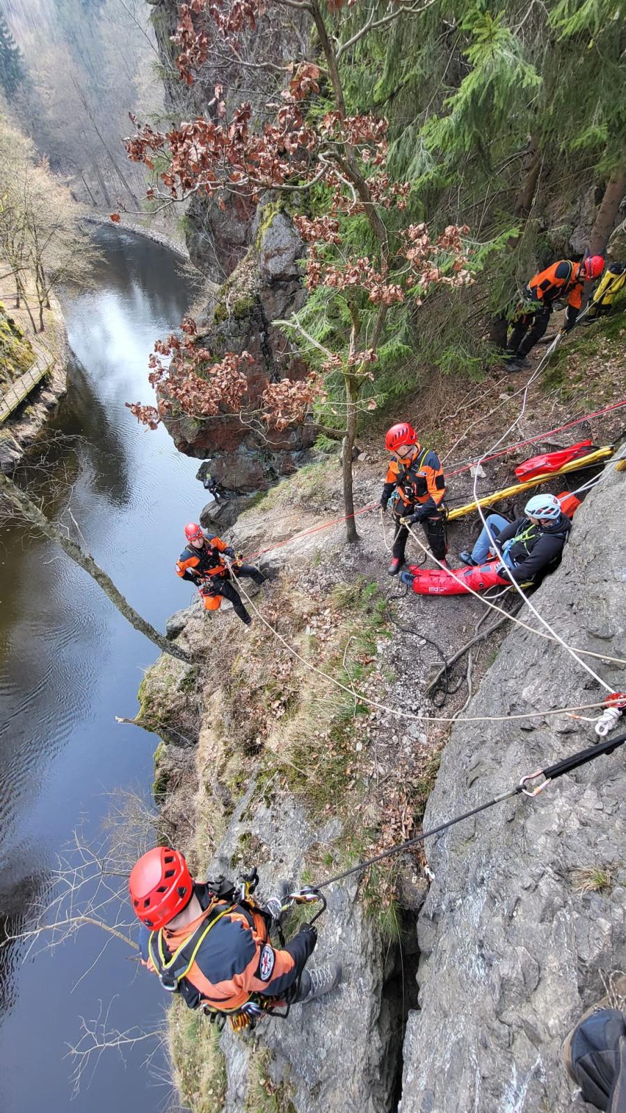 Záchrana ferratisty, Vodní brána
