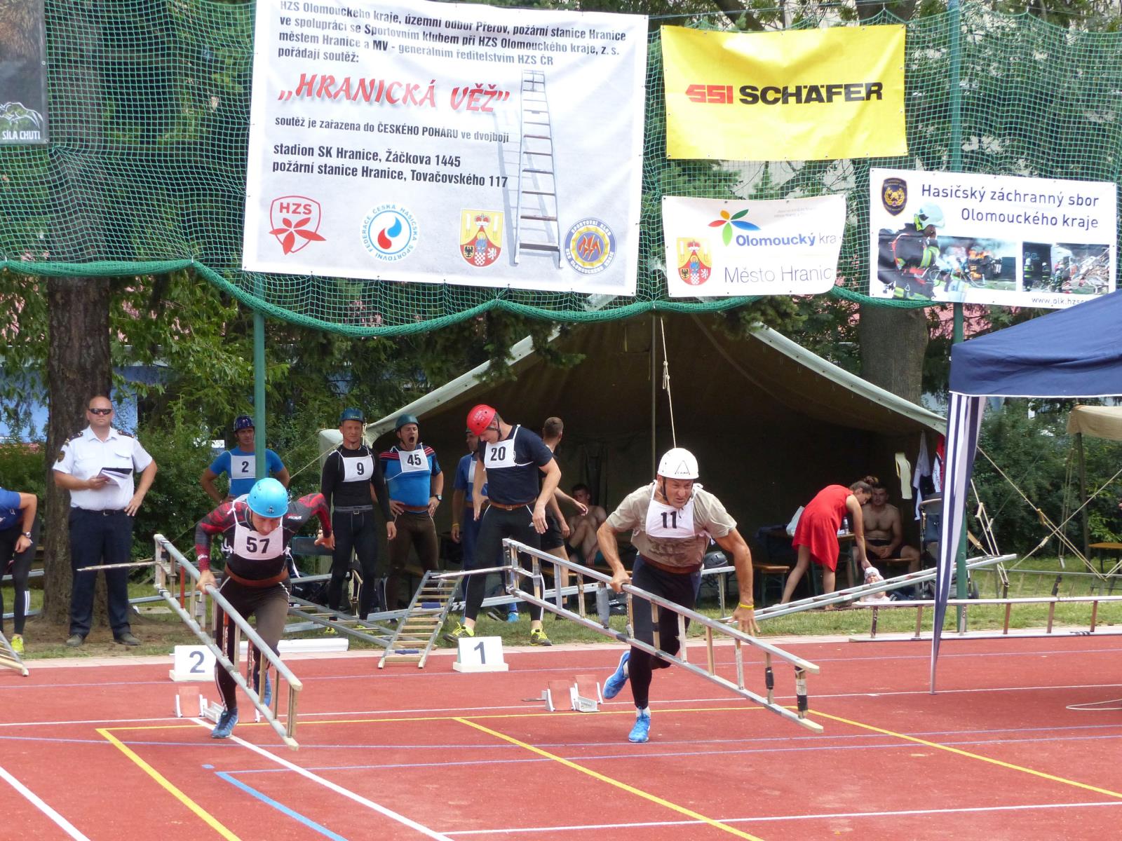 foto z hranické věže rok 2018