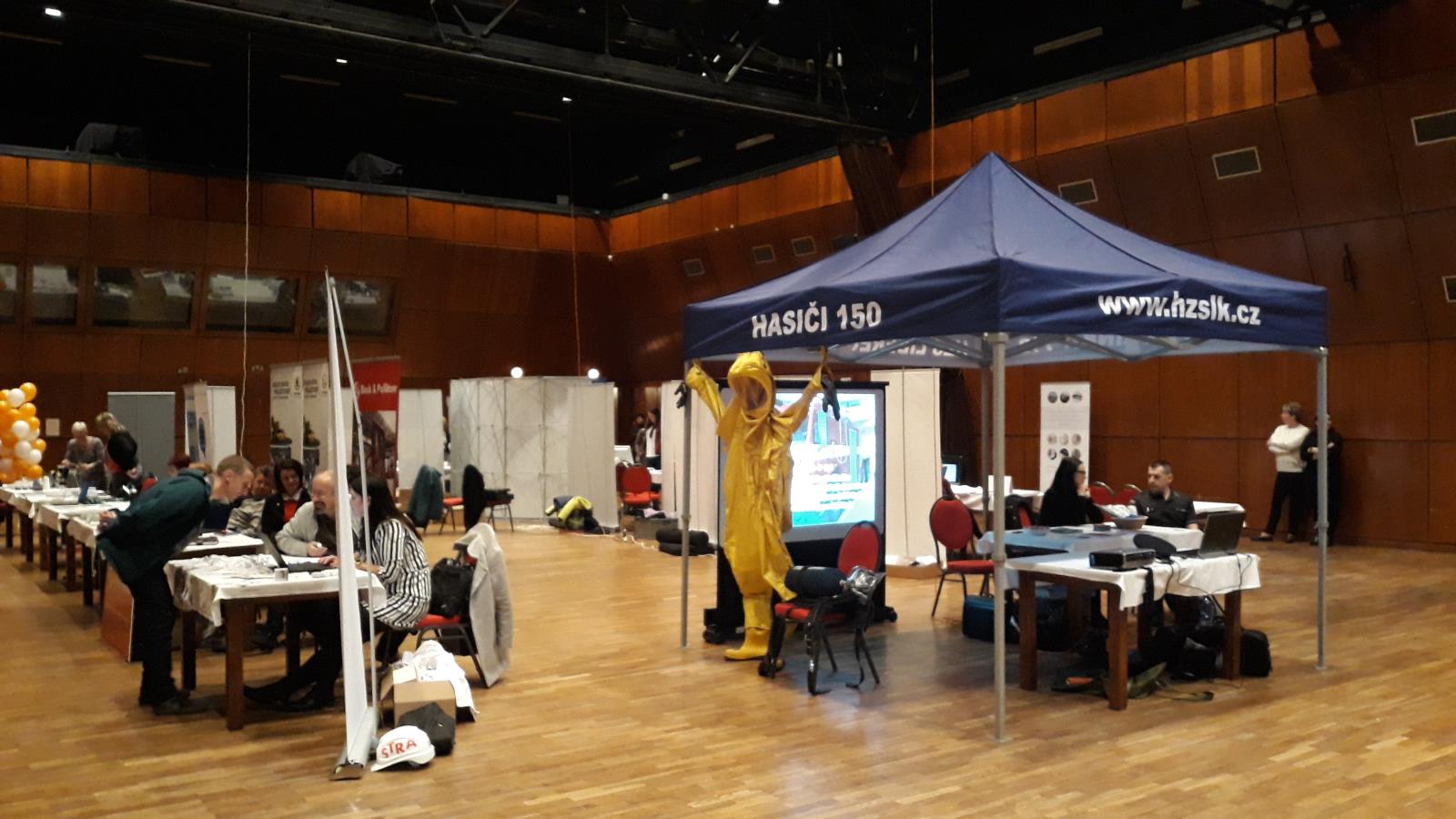 informační stánek HZS LK