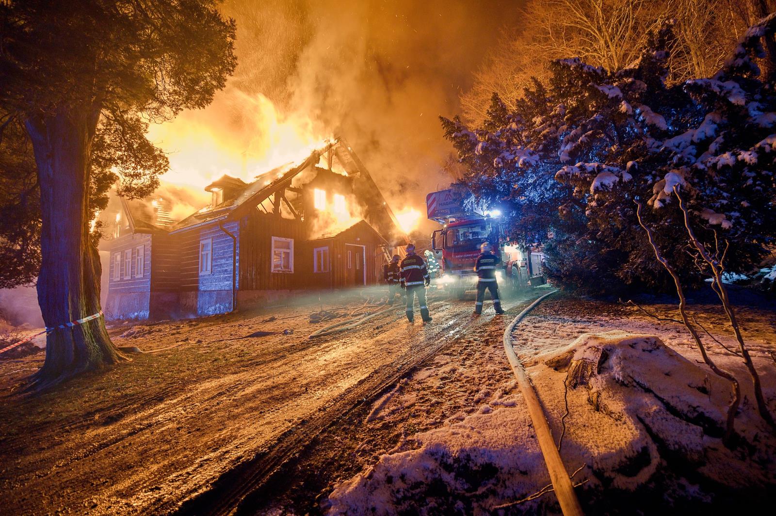 požár Hoření Paseky