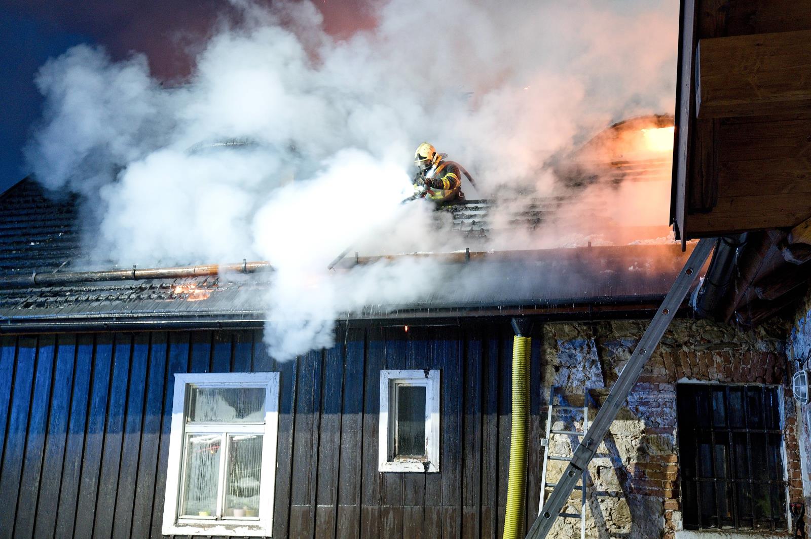 požár Hoření Paseky
