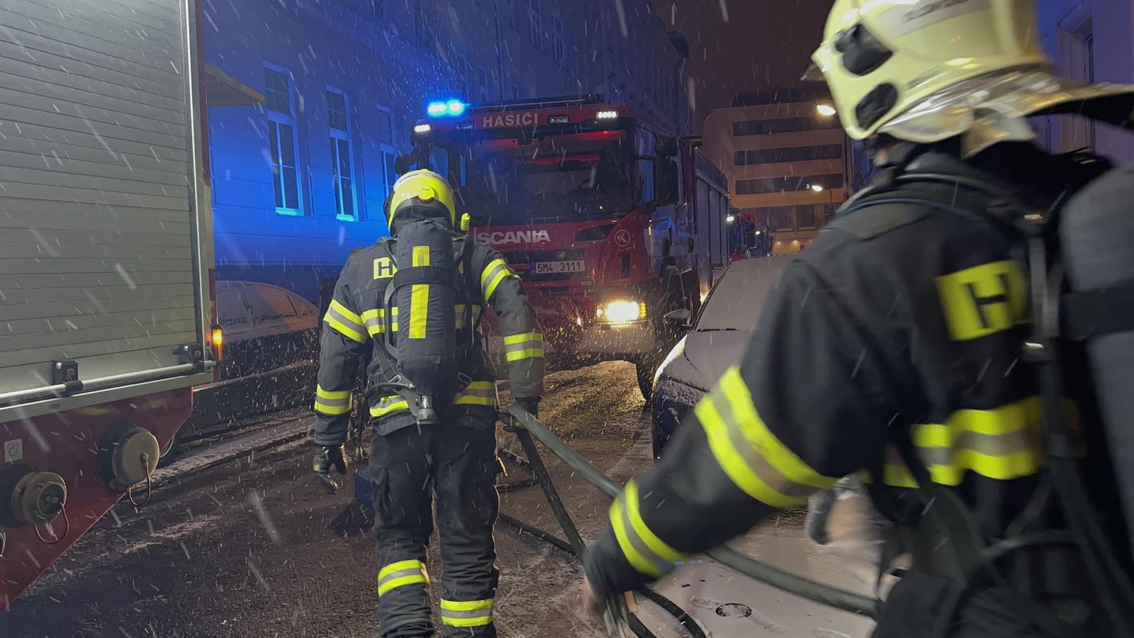 pozar bytove jednotky vancurova