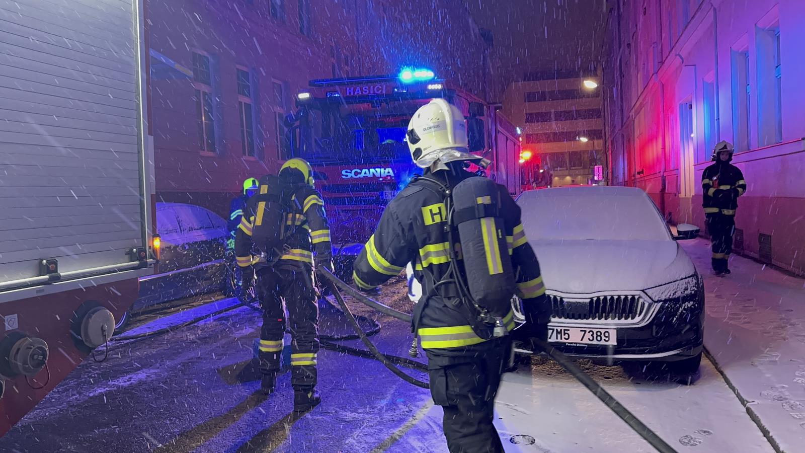 pozar bytove jednotky vancurova