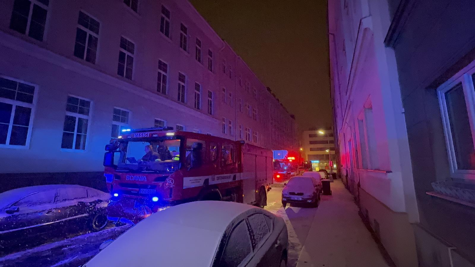 pozar bytove jednotky vancurova