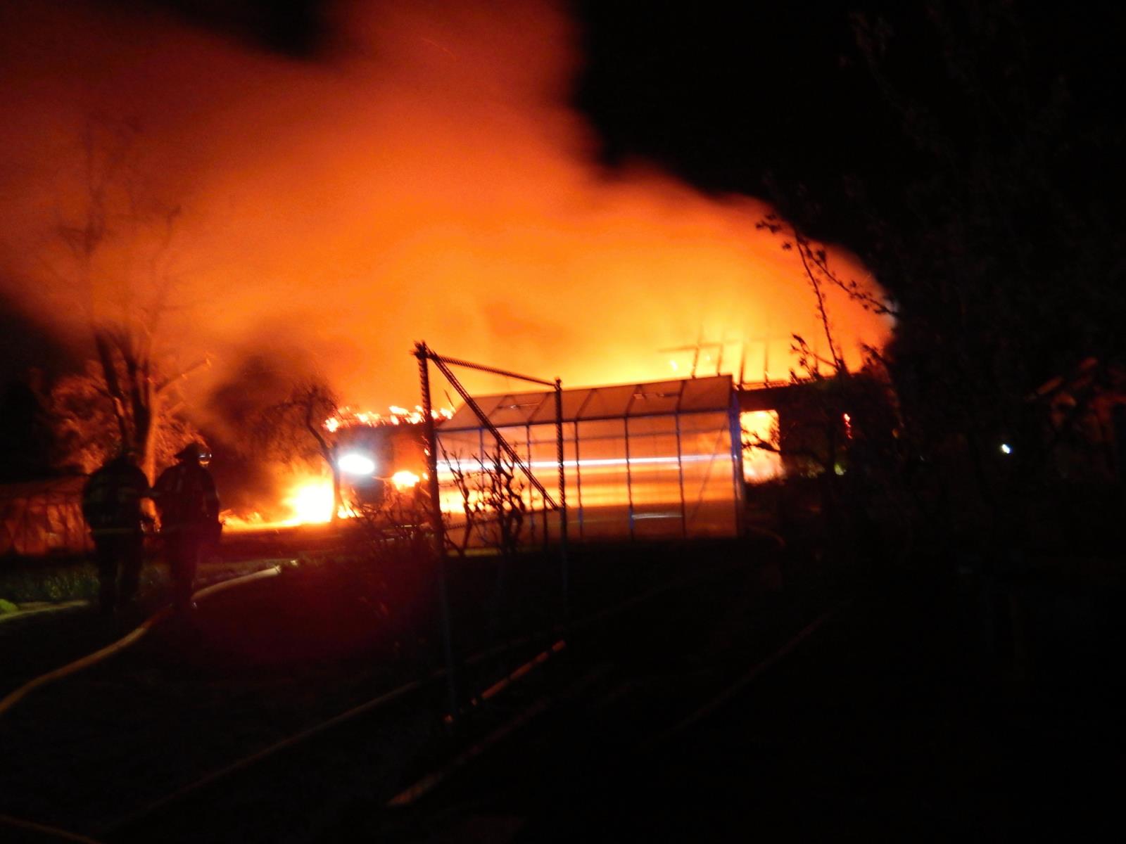 pozar klokoci - stodola