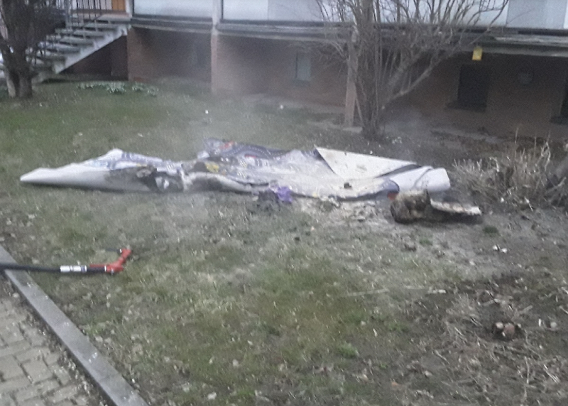 pozar koberce na balkonu v Sumperku