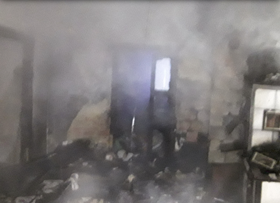 pozar rodinneho domku Vrahovice - 21.1.2022