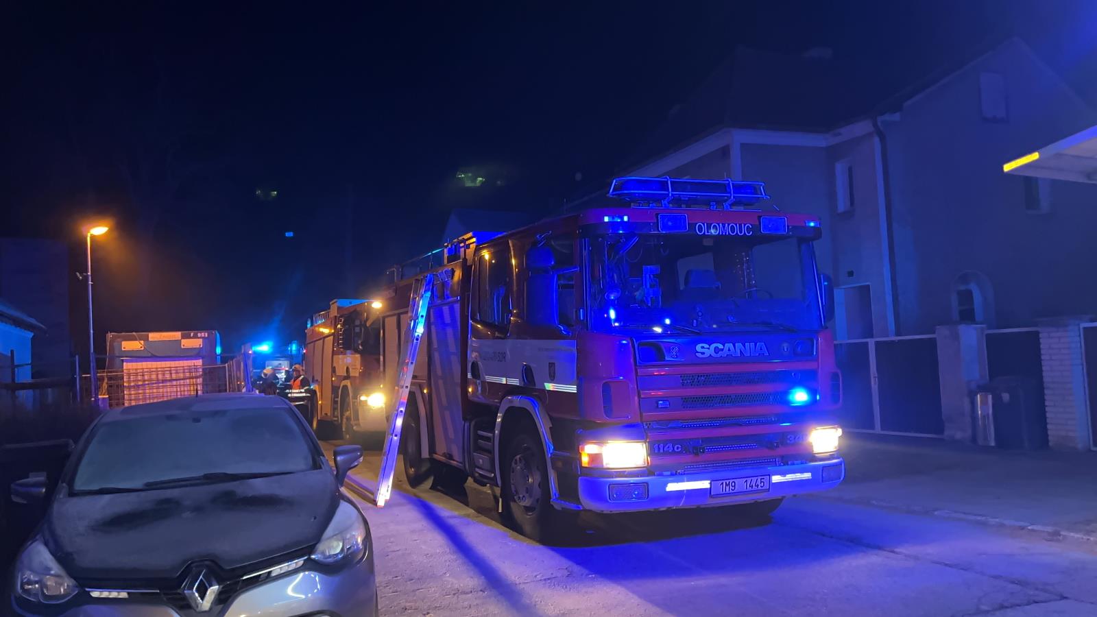 pozar rodinneho domku od kominoveho telesa chvalkovice olomouc