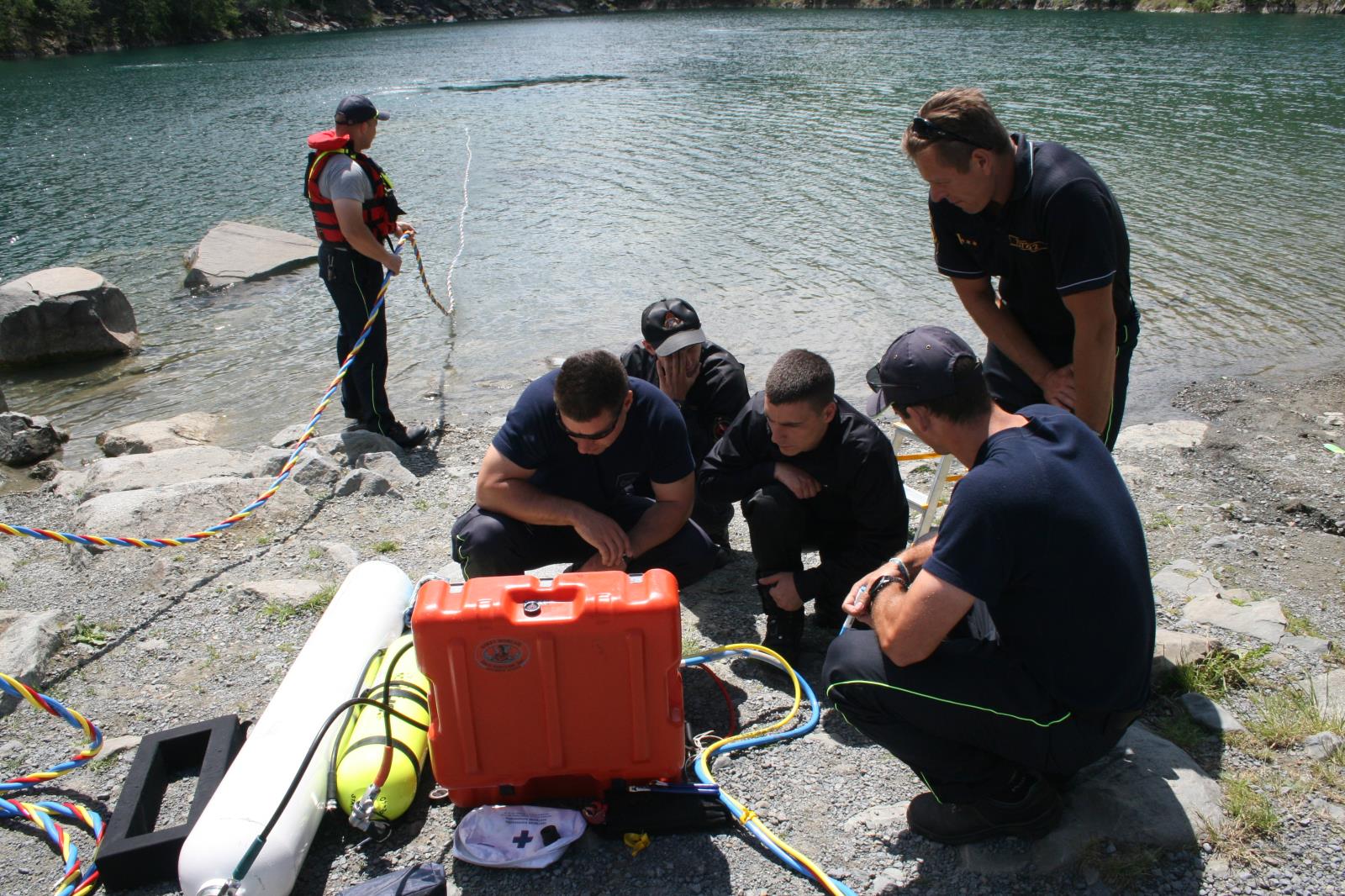 výcvik potápěčů