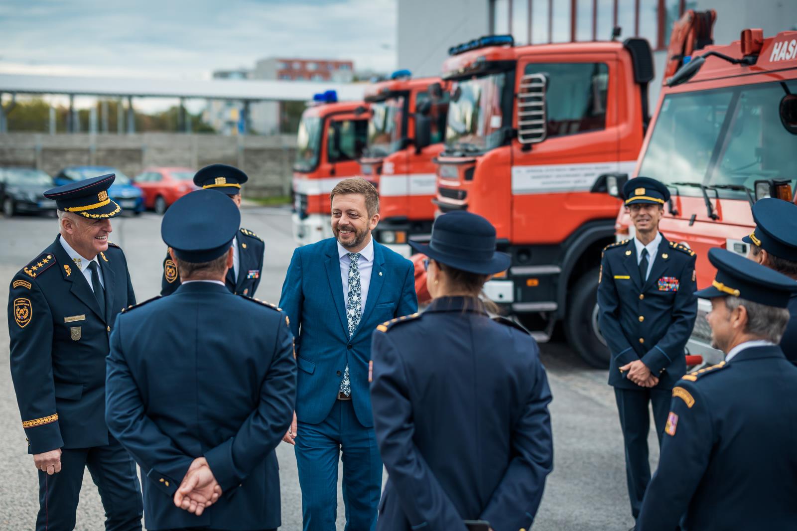 Návštěva ministra a generálního ředitele a jmenování nového krajského ředitele, České Budějovice - 9. 9. 2022 (10).jpg