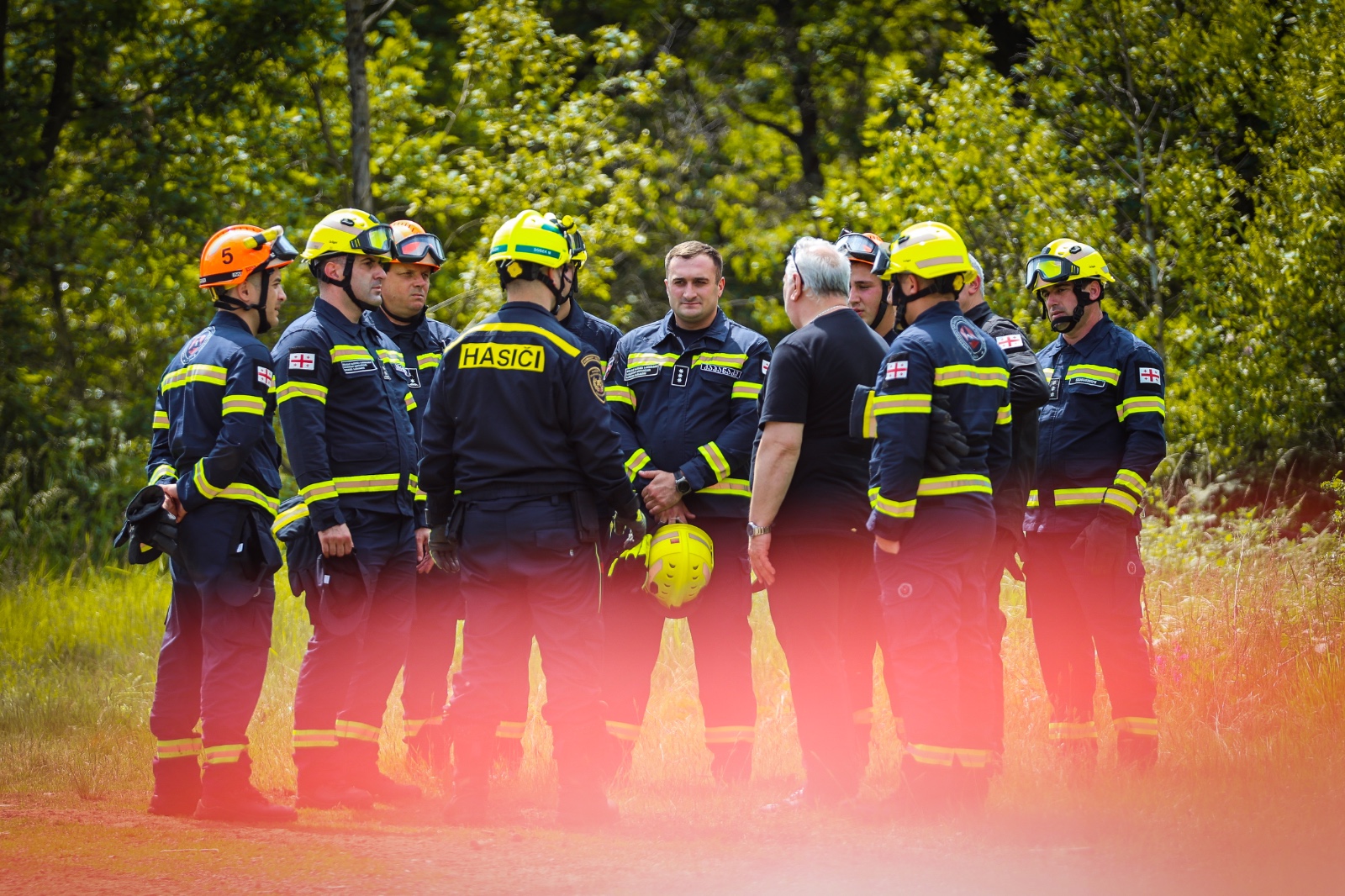 Čeští hasiči pomáhají v rámci mezinárodního rozvojového projektu zvyšovat odbornou připravenost kolegům z Gruzie