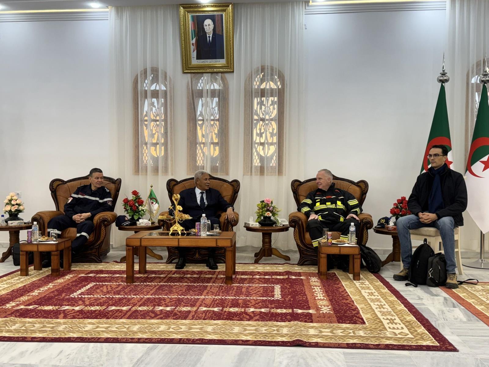 Delegace vedená generálním ředitelem HZS ČR genpor. Vladimírem Vlčkem absolvovala ve dnech 7. až 11. listopadu 2025 pracovní návštěvu Alžírské lidové republiky.