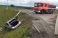 070526-Zajištění havarovaného automobilu v křižovatce Kosmonosy na dálnici D10 u Mladé Boleslavi
