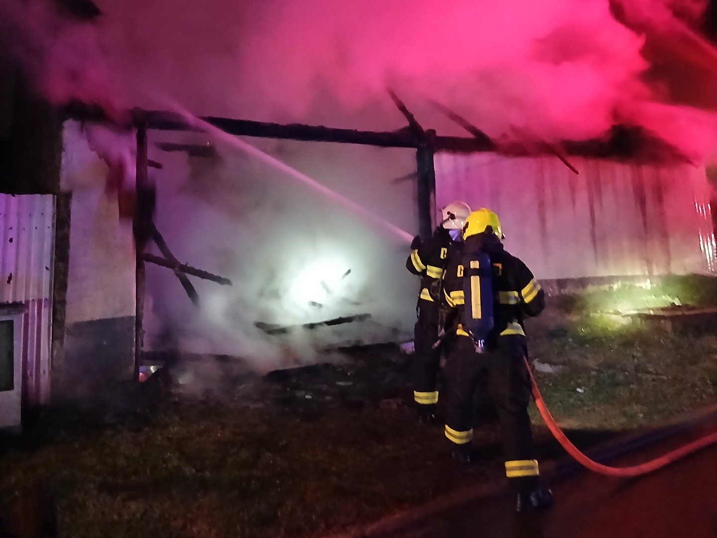 2026-03-22 požár stodoly, Rozkoš