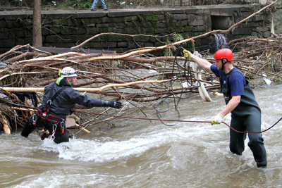 Ukotvování naplaveniny