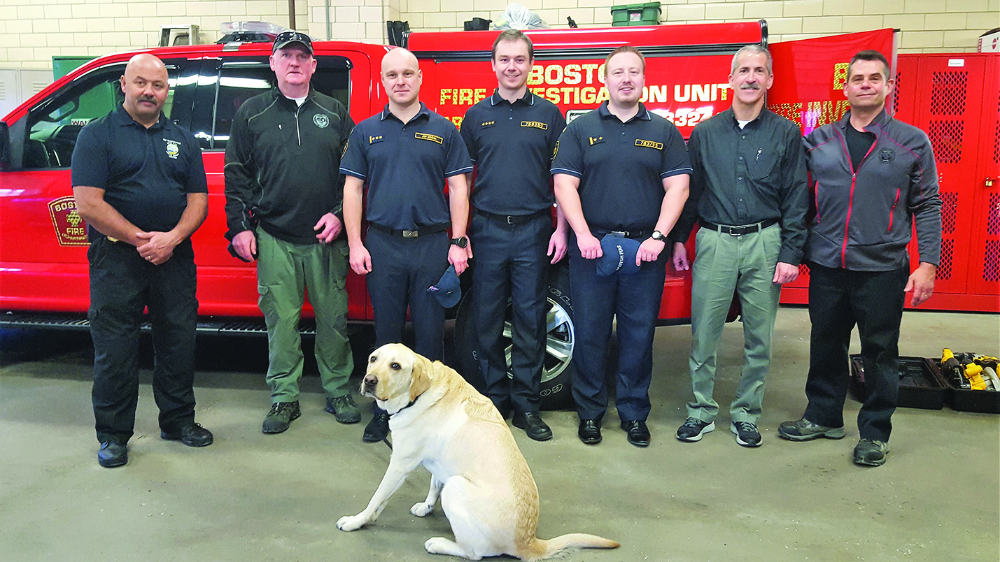Setkání s vyštřovateli požárů města Boston