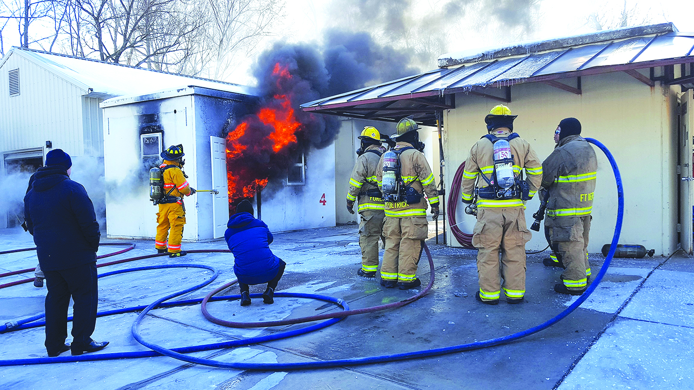 Výcvikový areál Národní požární aklademie v Emmitsburgu