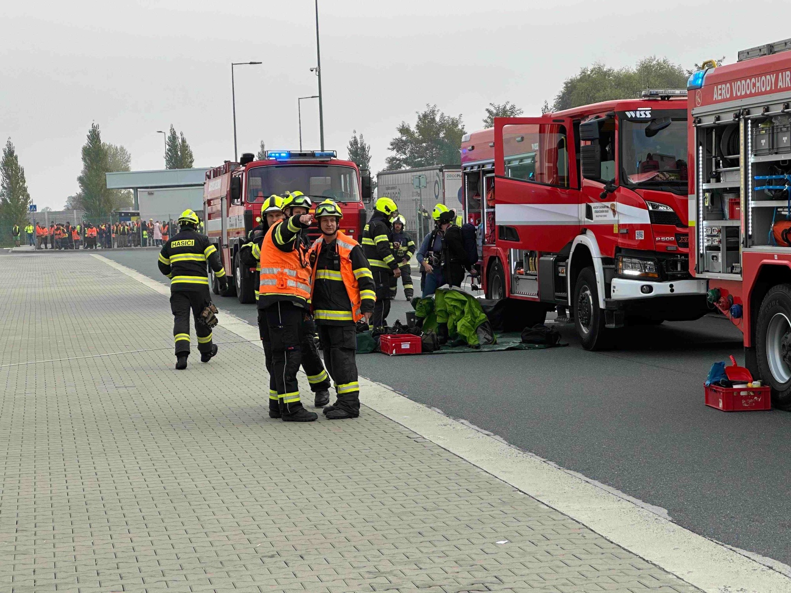 003-Prověřovací cvičení zaměřené na únik čpavku v distribučním centru v Kozomíně na Mělnicku.jpg