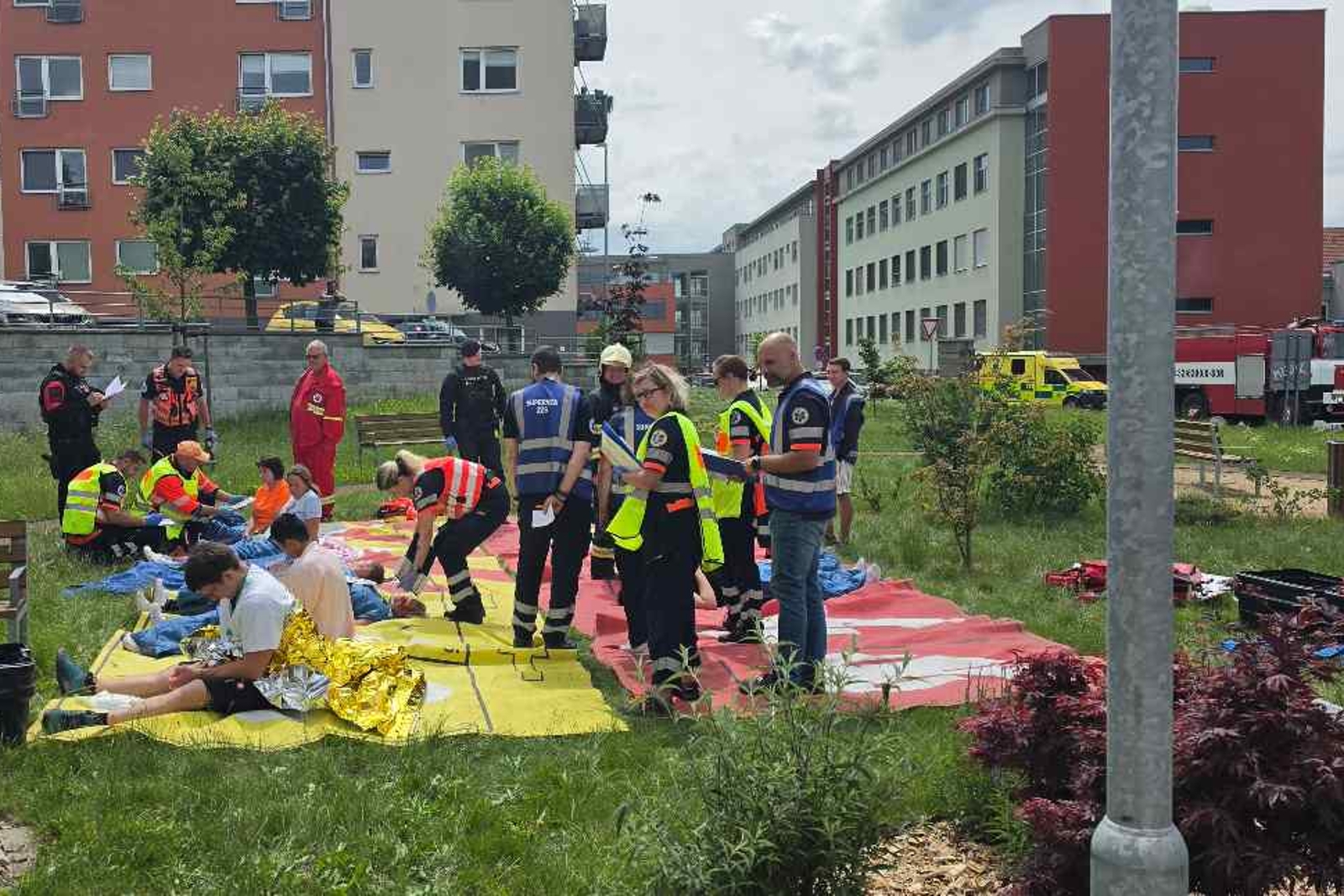 016-Taktické cvičení složek IZS v Oblastní nemocnici Příbram.jpg