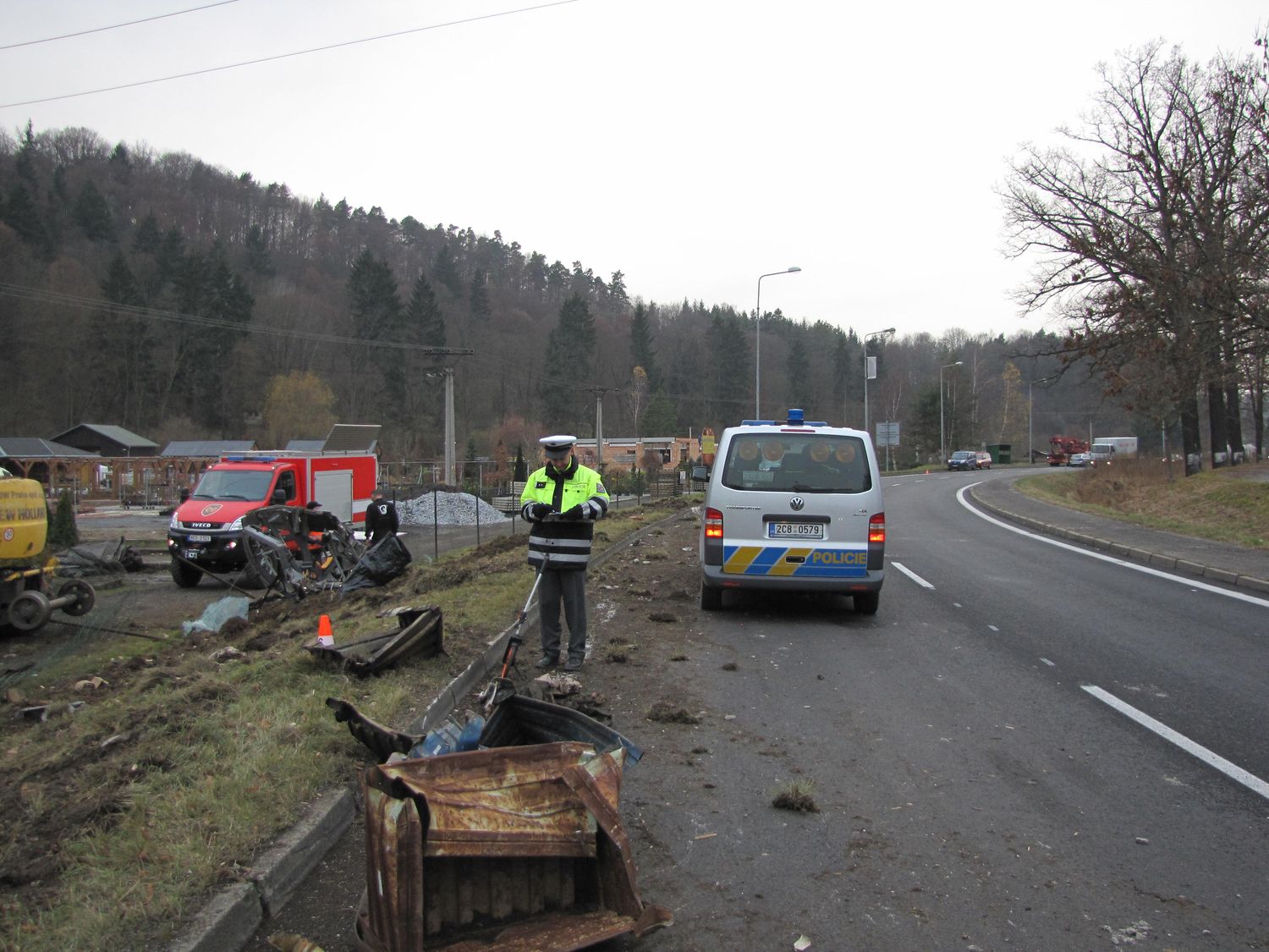 11 Dopravní nehoda, Český Krumlov - 15. 11. 2013 (8).JPG
