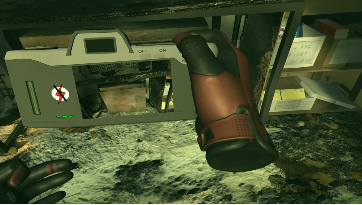 Pohled na požářiště v aplikaci VR ZPP