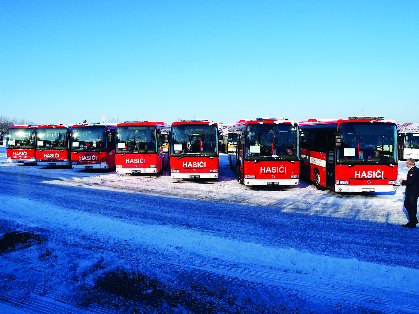 Obr. 7 Autobusy přirozené v rámci operace Živelní pohroma