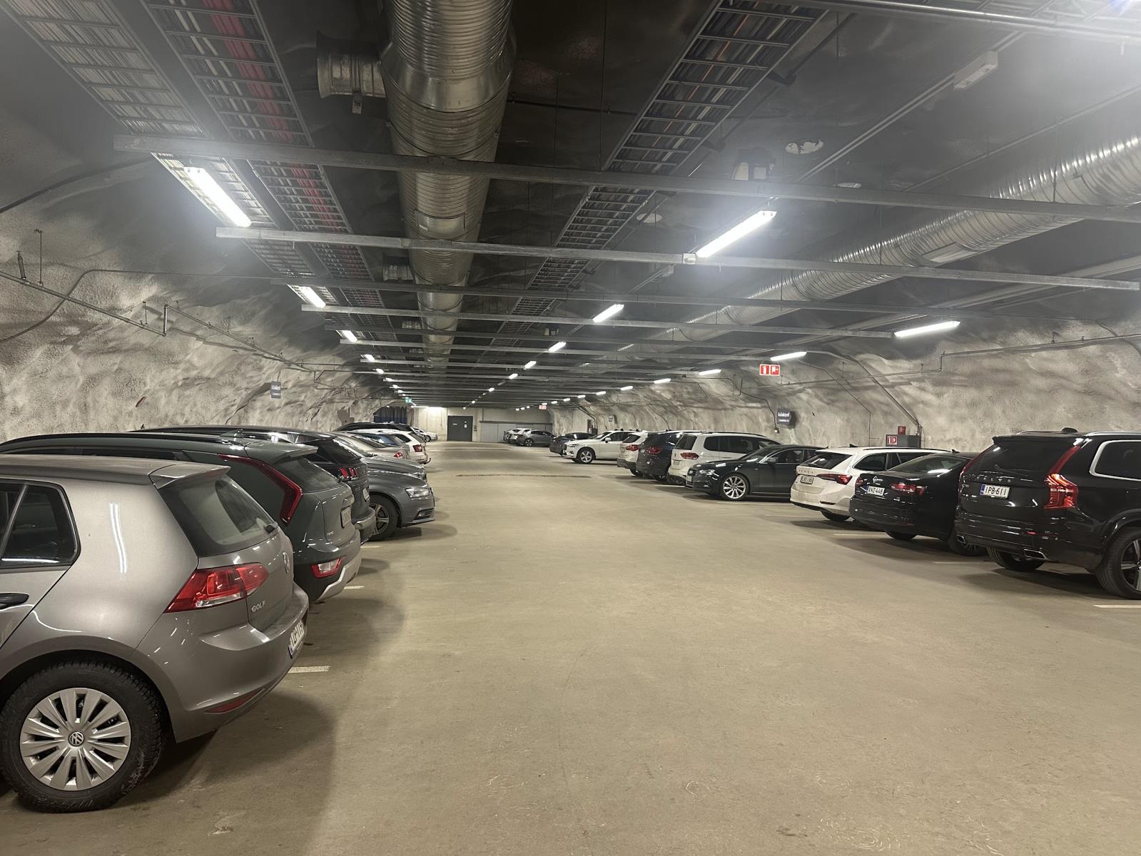 Obr.3 Využití krytu Merihaka pro parkování vozidel