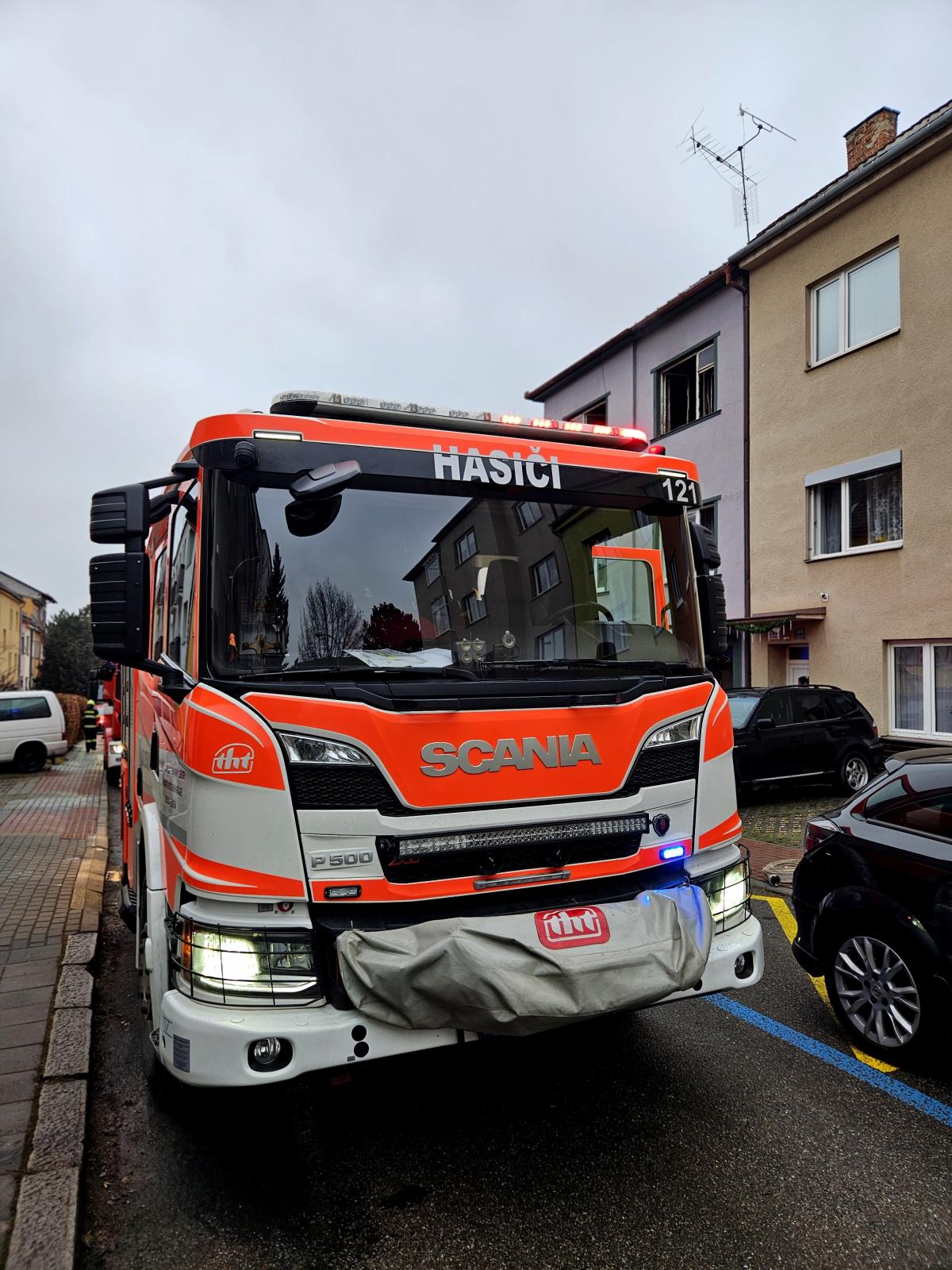 2026-02-07 Požár bytu, Brno, Hromádkova/5.jpg