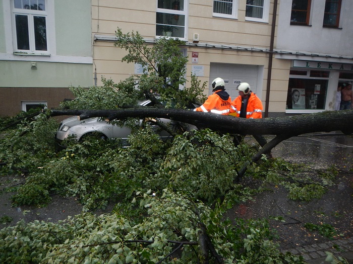 7 Pád stromu na 2 OA, České Budějovice - 21. 7. 2014 (7).jpg