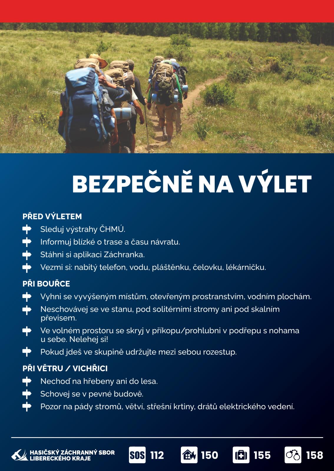 Bezpečně na výlet do přírody