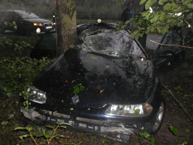 Nehoda ve Zminném si vyžádala dvě zraněné osoby