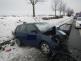 Dopravní nehoda 2 OA, Ševětín - 25. 1. 2017 (2)