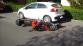 Dopravní nehoda 3 OA a motorka, České Budějovice - 19. 5. 2017 (3)