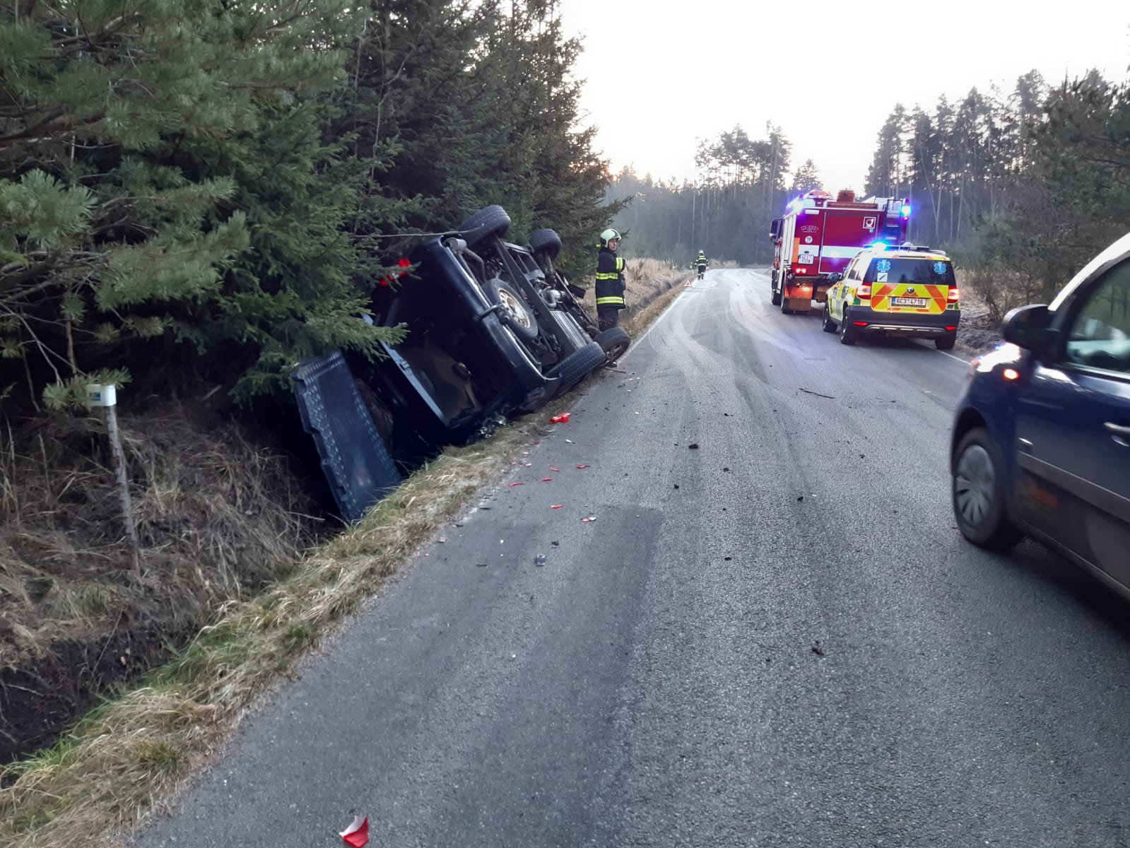 Dopravní nehoda OA, Dolní Lhota - 17. 1. 2020 (1).jpg