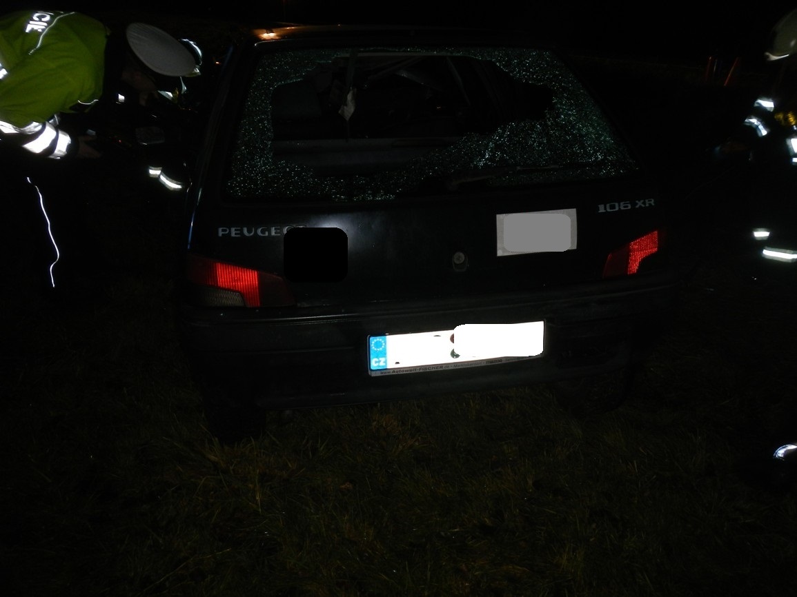 Dopravní nehoda OA, Kostelec nad Vltavou - 2. 1. 2018 (6).JPG