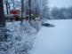 Dopravní nehoda OA do vody, Strkov - 2. 1. 2017 (4)