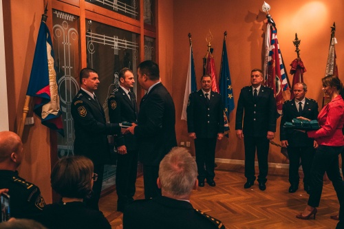 Foto medaile za věrnost HZS Moravskoslezského kraje
