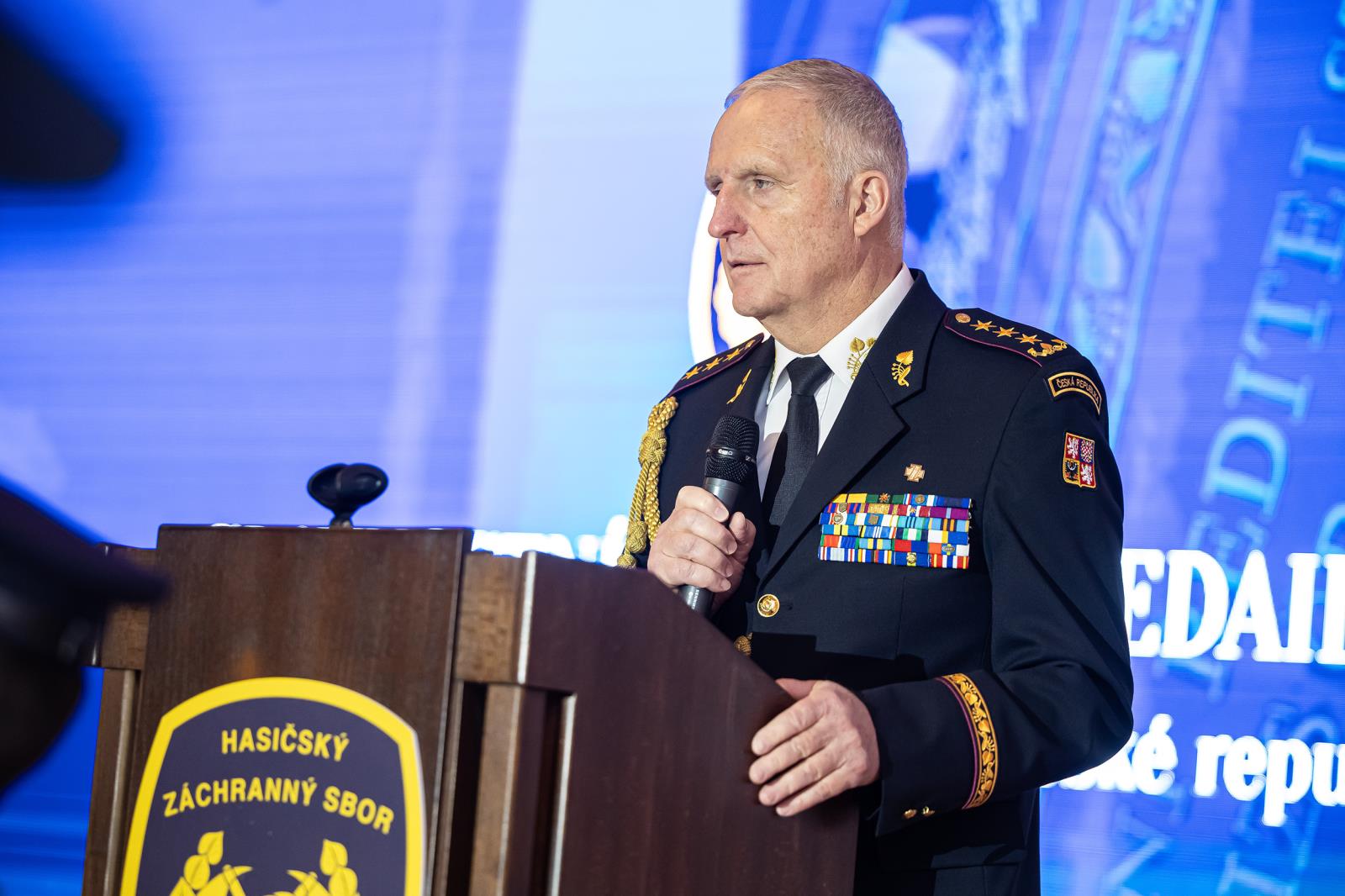 Generální ředitel hasičů předal nejvyšší ocenění Hasičského záchranného sboru České republiky