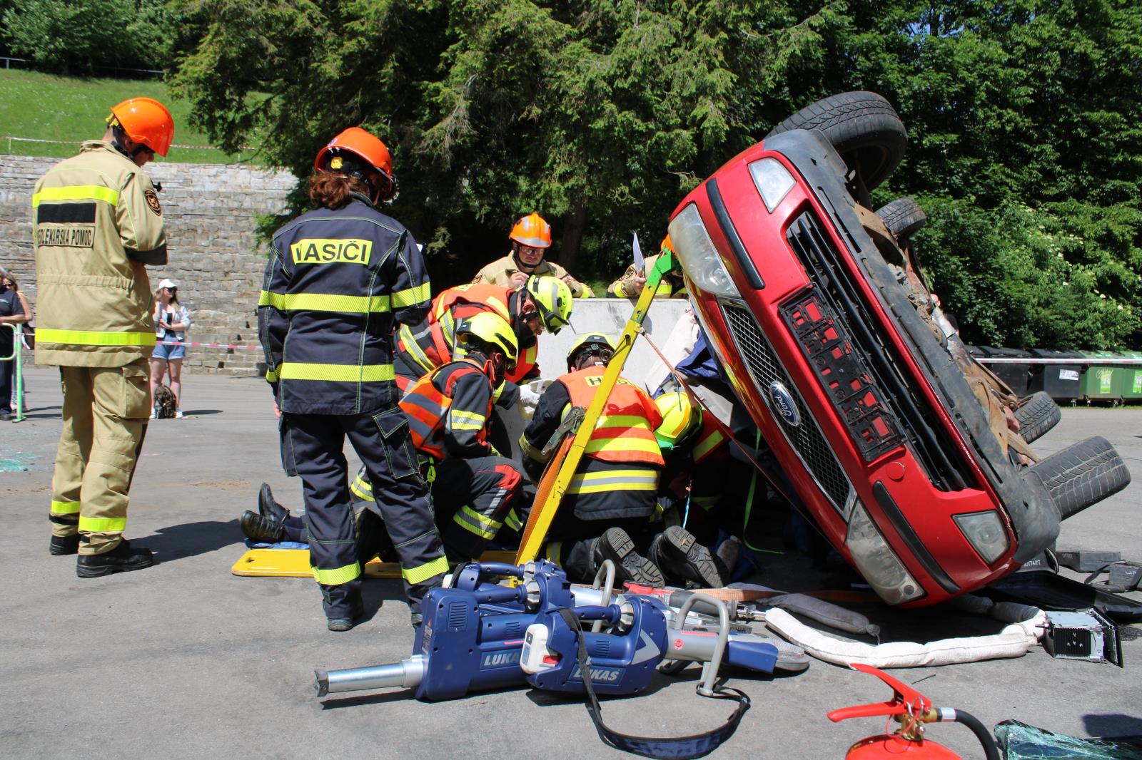 Krajská soutěž ve vyprošťování Jihlava