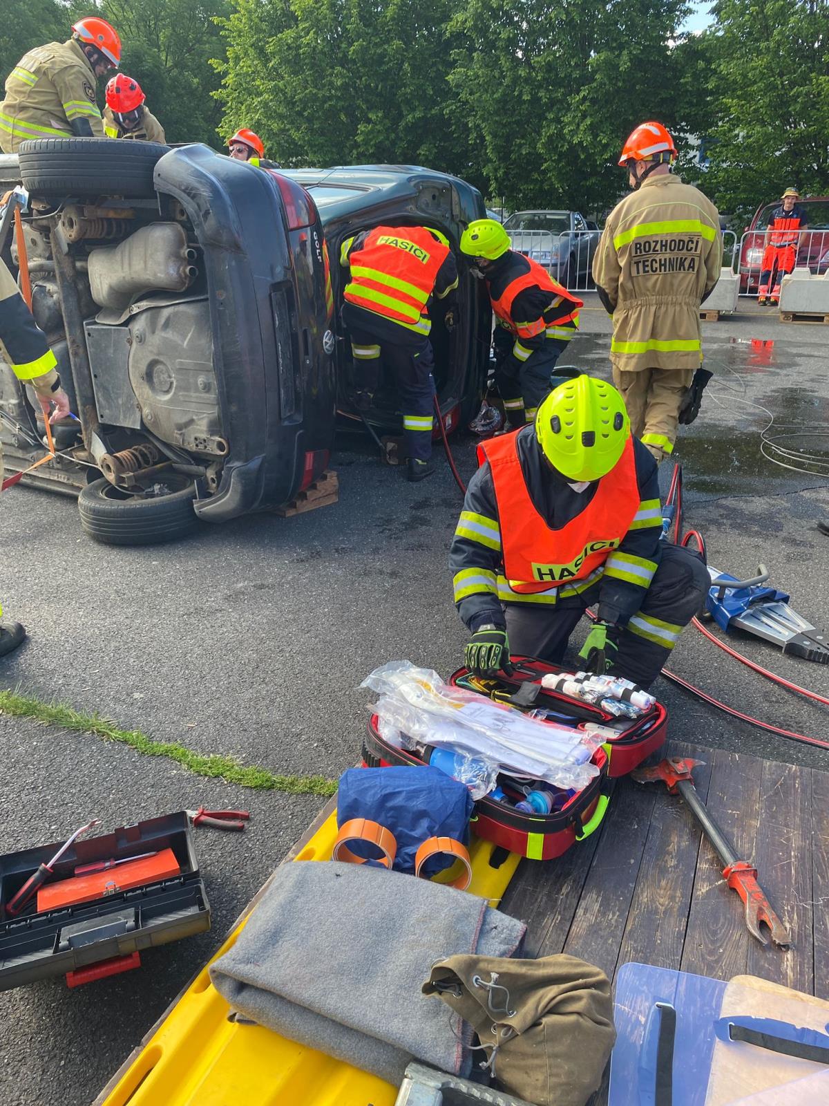 Krajská soutěž ve vyprošťování u dopravních nehod, Strakonice - 23. 5. 2024 (15).jpg