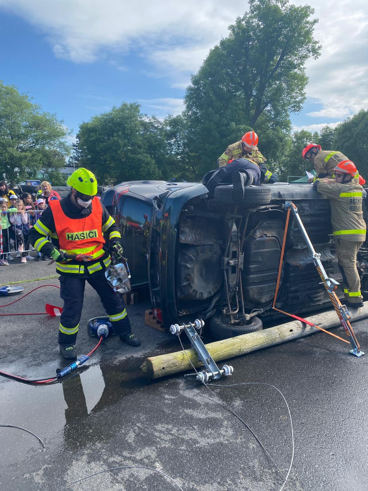 Krajská soutěž ve vyprošťování u dopravních nehod, Strakonice - 23. 5. 2024 (16).jpg