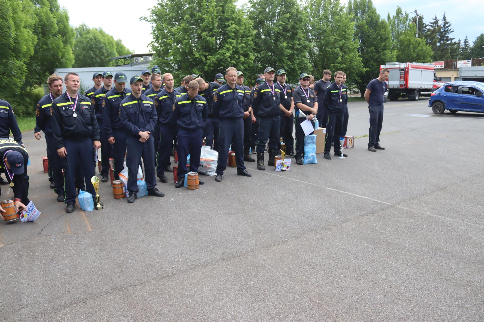 Krajská soutěž ve vyprošťování u dopravních nehod, Strakonice - 23. 5. 2024 (6).JPG
