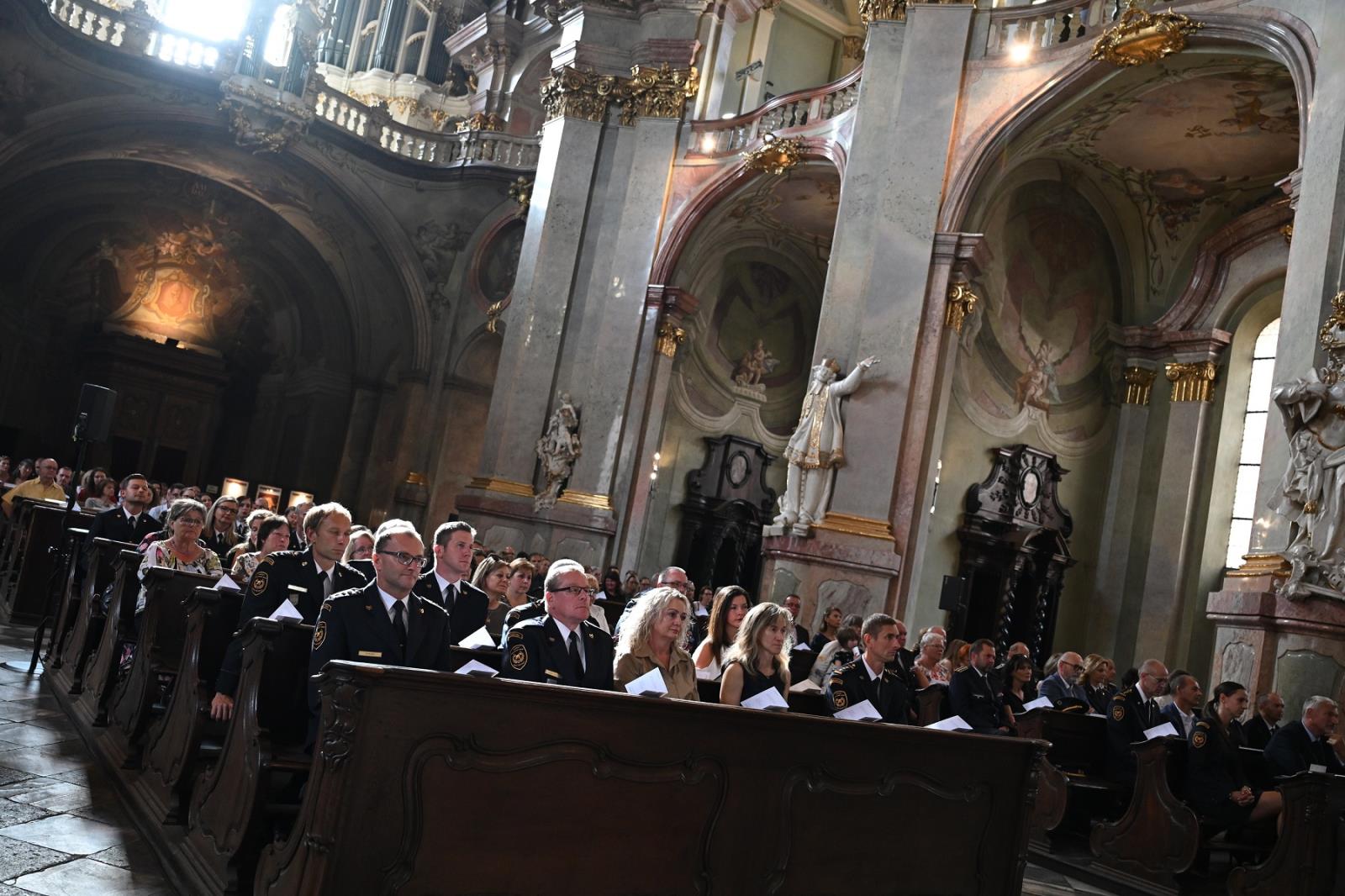 Letní hasičský koncert po roce opět zazněl v chrámu sv. Mikuláše
