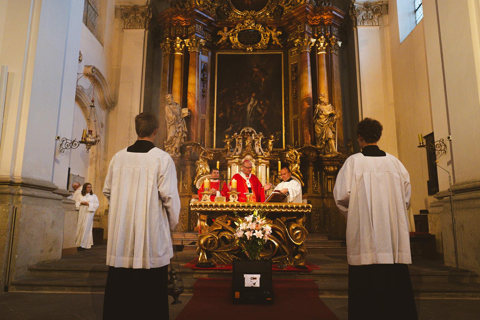 Mše k 30. výročí založení Společenstva kominíků ČR