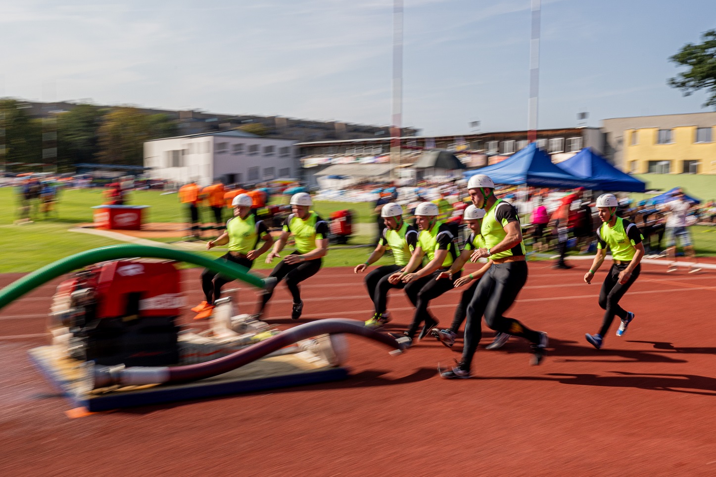 Na Mistrovství ČR v požárním sportu padaly rekordy. Titul získal HZS MSK