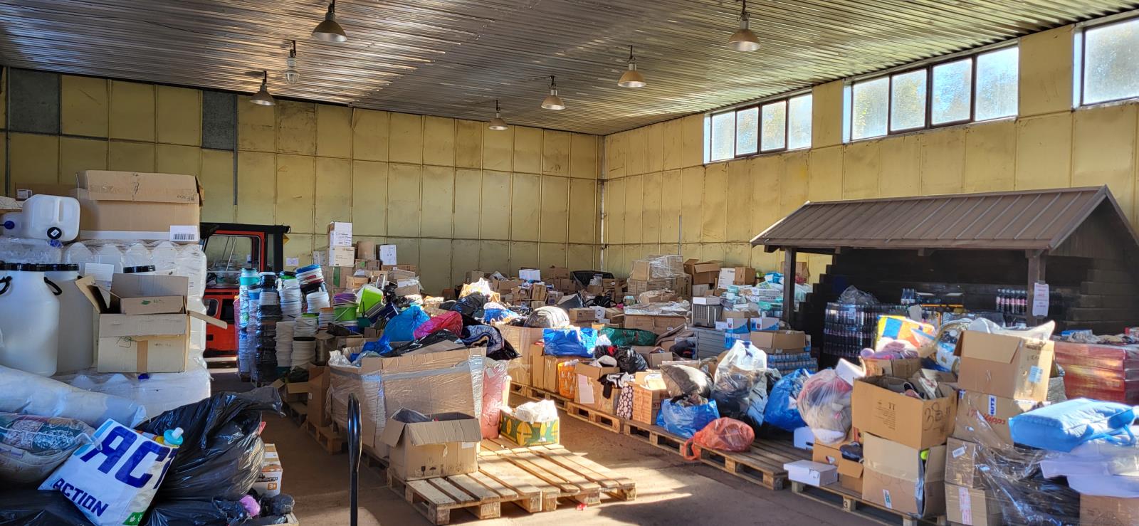 Sklad humanitární pomoci v Jeseníku