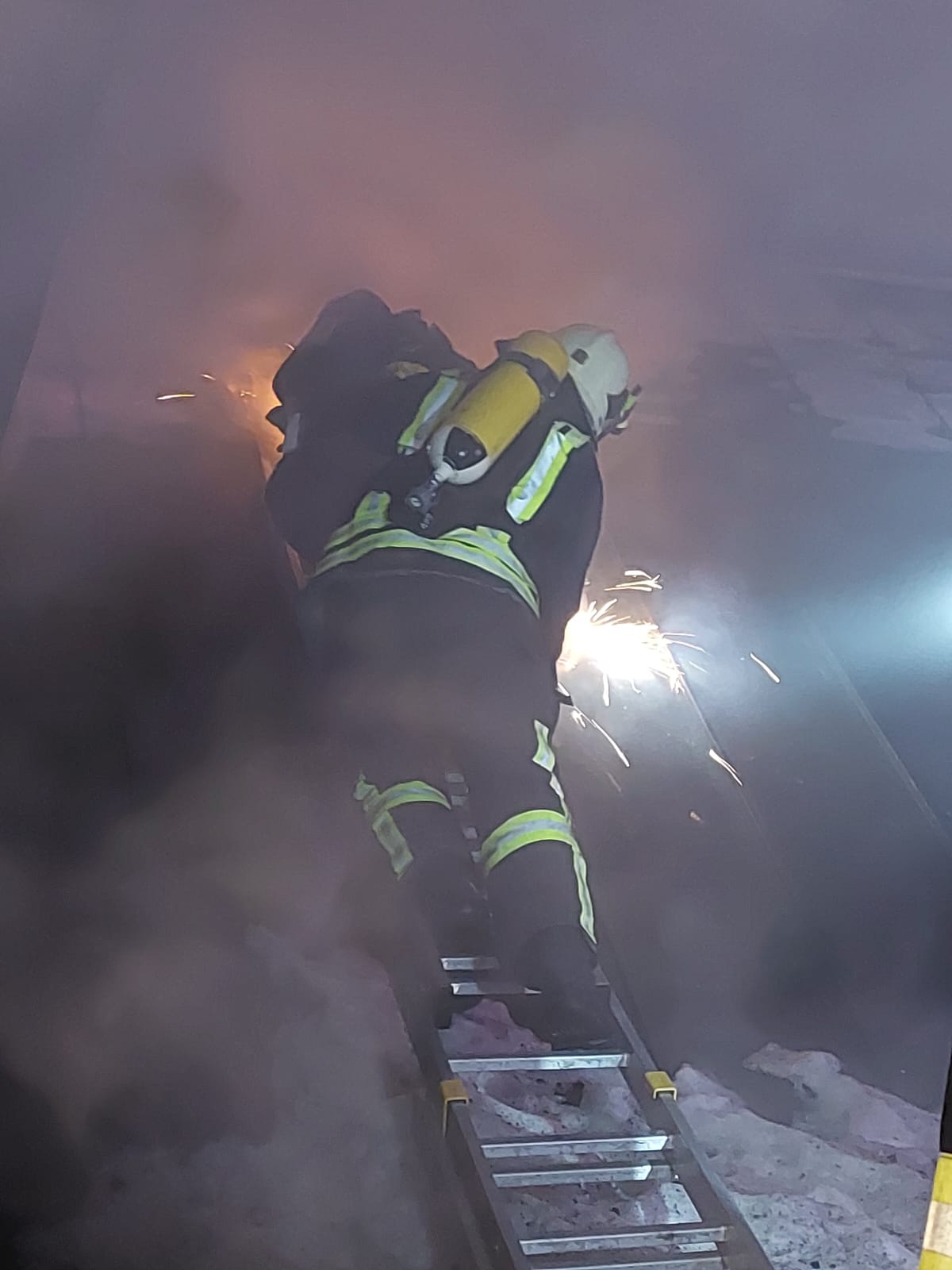 Požár Polubný 2022