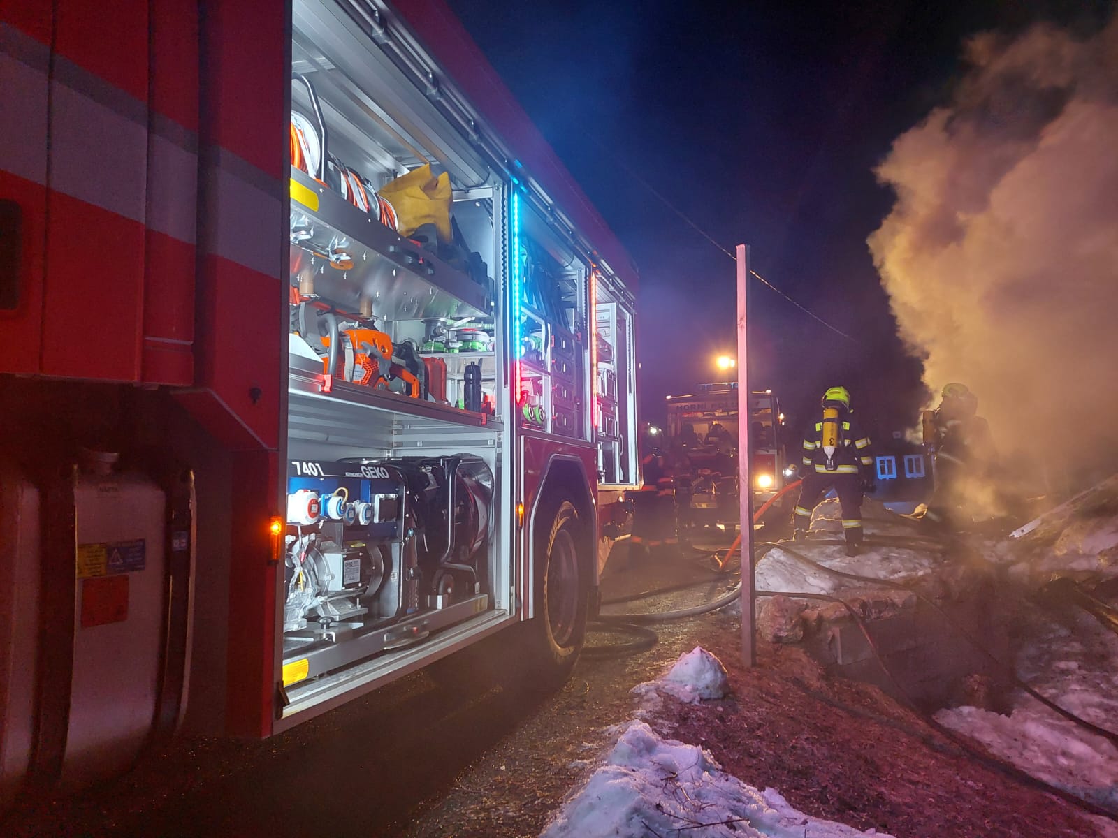 Požár Polubný 2022