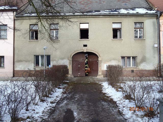 Požár RD Mýto