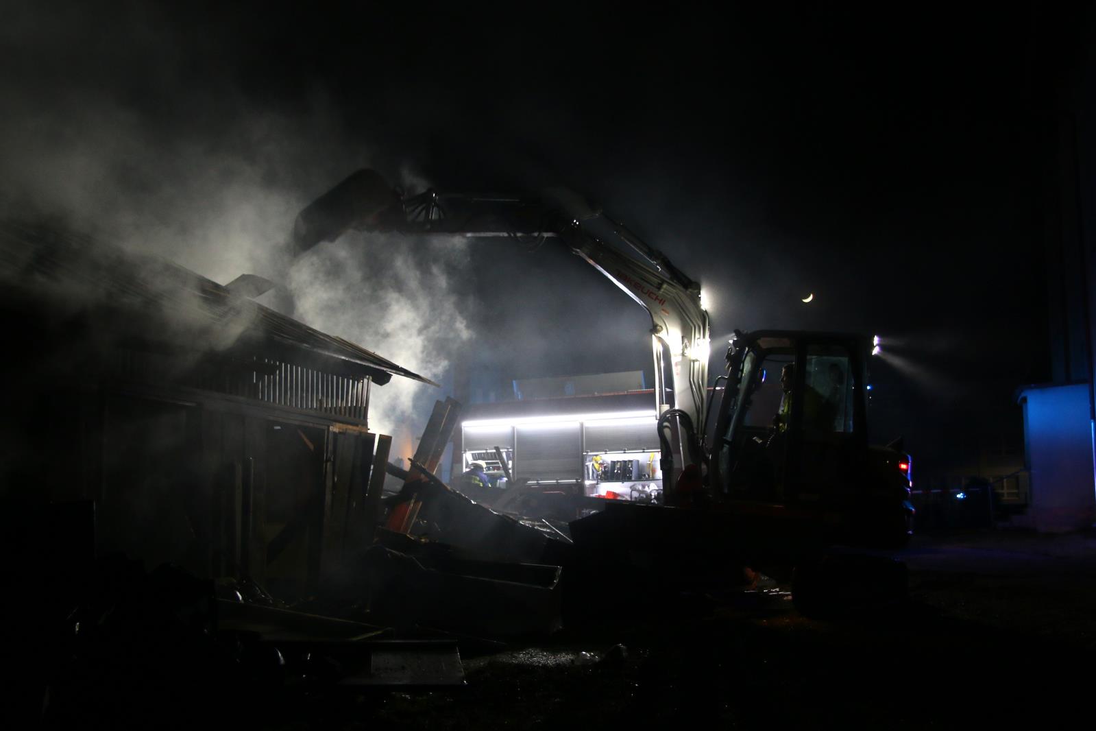 Požár dřevostavby - Železný Brod